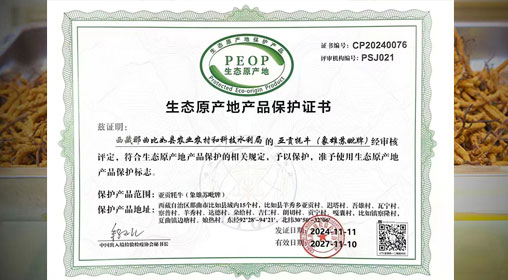 德耀娜秀 奮進比如║熱烈祝賀!比如縣“亞貢牦牛”入選農業(yè)農村部全國名特優(yōu)新農產(chǎn)品名錄